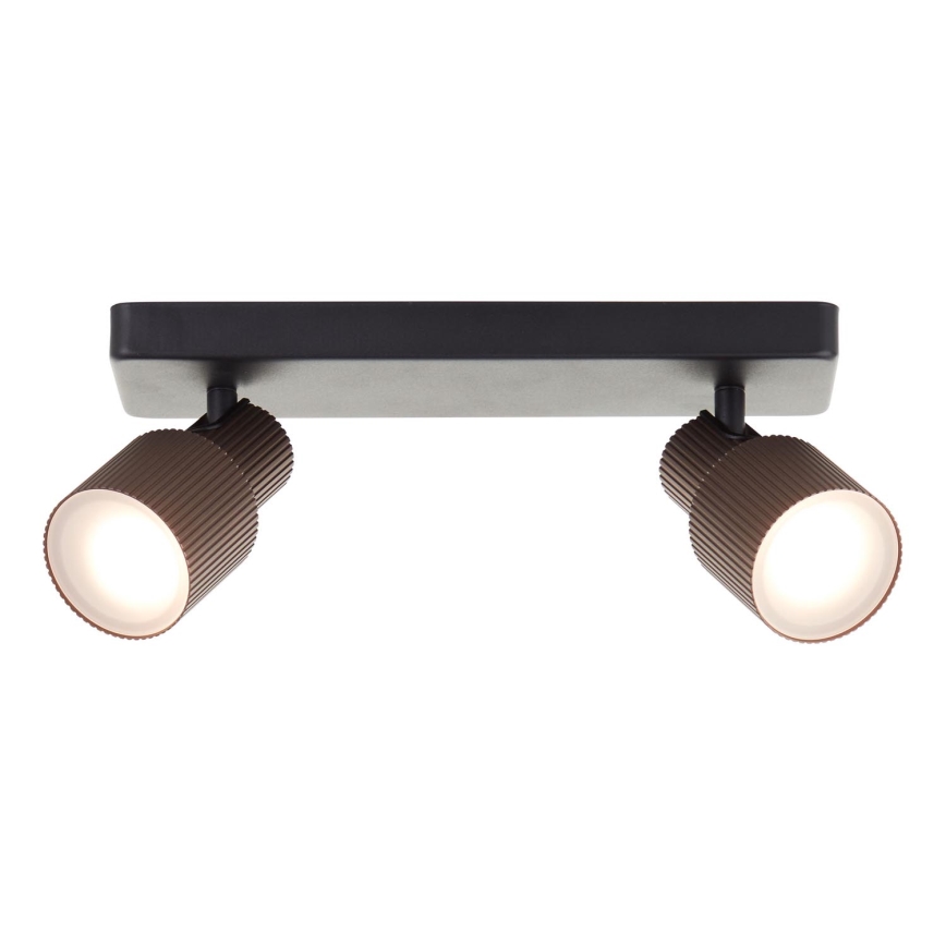 Brilliant - LED Reflektorska svjetiljka CADIZ 2xGU10/5W/230V brončana