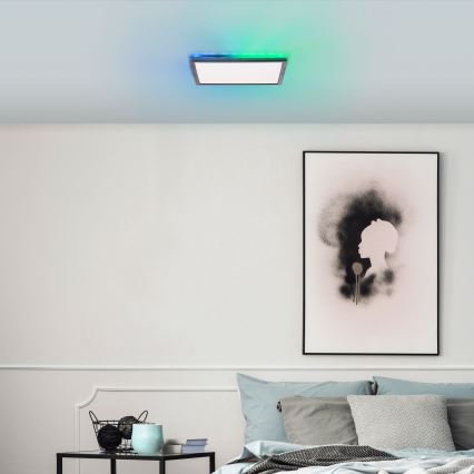 Brilliant - LED RGBW Dimmabilno stropno svjetlo SALTERY LED/20W/230V 3000-6500 + daljinski upravljač