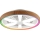 Brilliant - LED RGBW Dimabilni stropni ventilator GAIANO LED/24W/230V 2700-6500K promjer 48 cm smeđa + daljinski upravljač