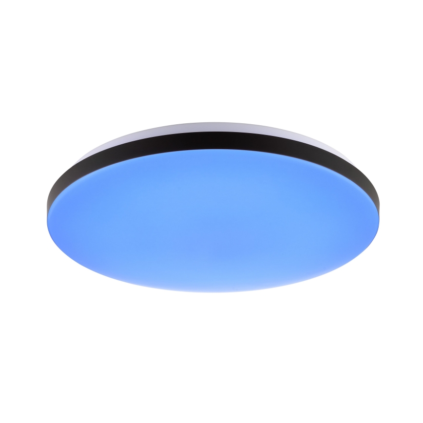 Brilliant - LED RGBW Dimmabilno stropno svjetlo LIVIO LED/20W/230V 3000-6500K promjer 49 cm crna + daljinski upravljač