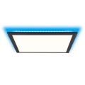 Brilliant - LED RGBW Dimmabilno stropno svjetlo ALLIE LED/24W/230V 2700-6500K crna + daljinski upravljač