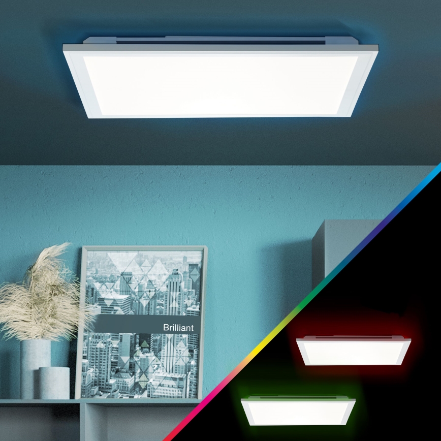 Brilliant - LED RGBW Prigušiva stropna svjetiljka ALLIE LED/24W/230V 2700-6500K + daljinski upravljač
