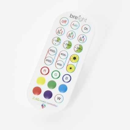 Brilliant - LED RGBW Prigušiva podna lampa NEELE LED/6,5W/230V bijela + daljinski upravljač