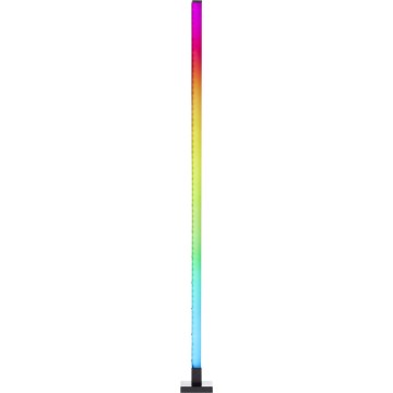 Brilliant - LED RGBW Prigušiva podna lampa NEELE LED/6,5W/230V crna + daljinski upravljač