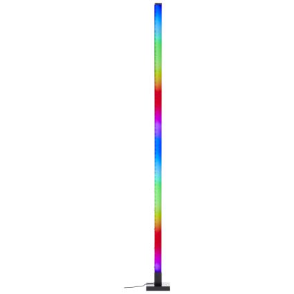 Brilliant - LED RGBW Prigušiva podna lampa NEELE LED/6,5W/230V crna + daljinski upravljač
