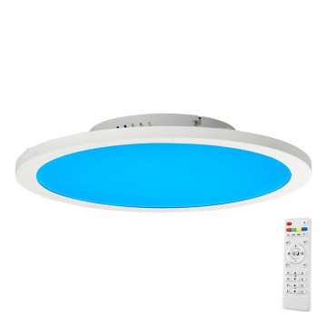 Brilliant - LED RGBW Prigušiva stropna svjetiljka ABIE LED/24W/230V 2700-6500K + daljinski upravljač
