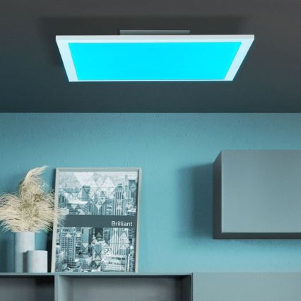 Brilliant - LED RGBW Prigušiva stropna svjetiljka ABIE LED/24W/230V 2700-6500K + daljinski upravljač