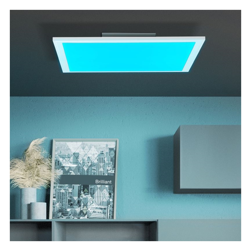 Brilliant - LED RGBW Prigušiva stropna svjetiljka ABIE LED/24W/230V 2700-6500K + daljinski upravljač
