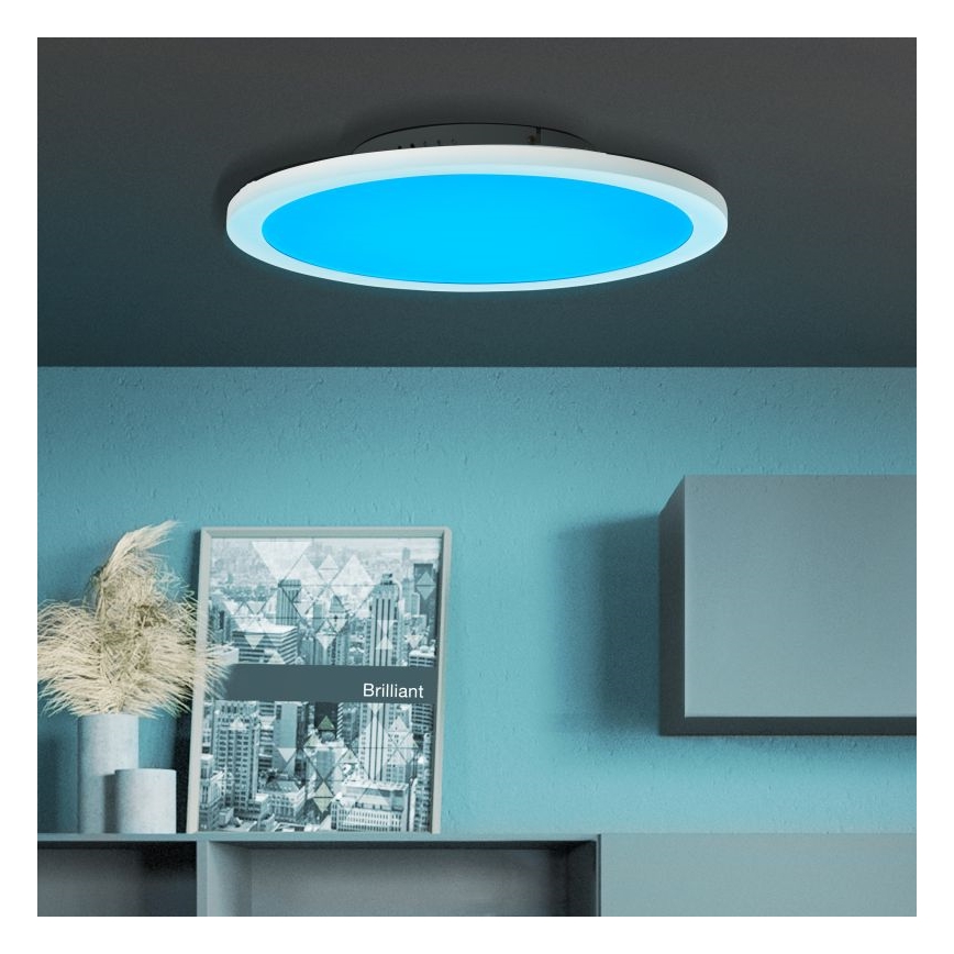 Brilliant - LED RGBW Prigušiva stropna svjetiljka ABIE LED/24W/230V 2700-6500K + daljinski upravljač