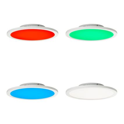 Brilliant - LED RGBW Prigušiva stropna svjetiljka ABIE LED/24W/230V 2700-6500K + daljinski upravljač