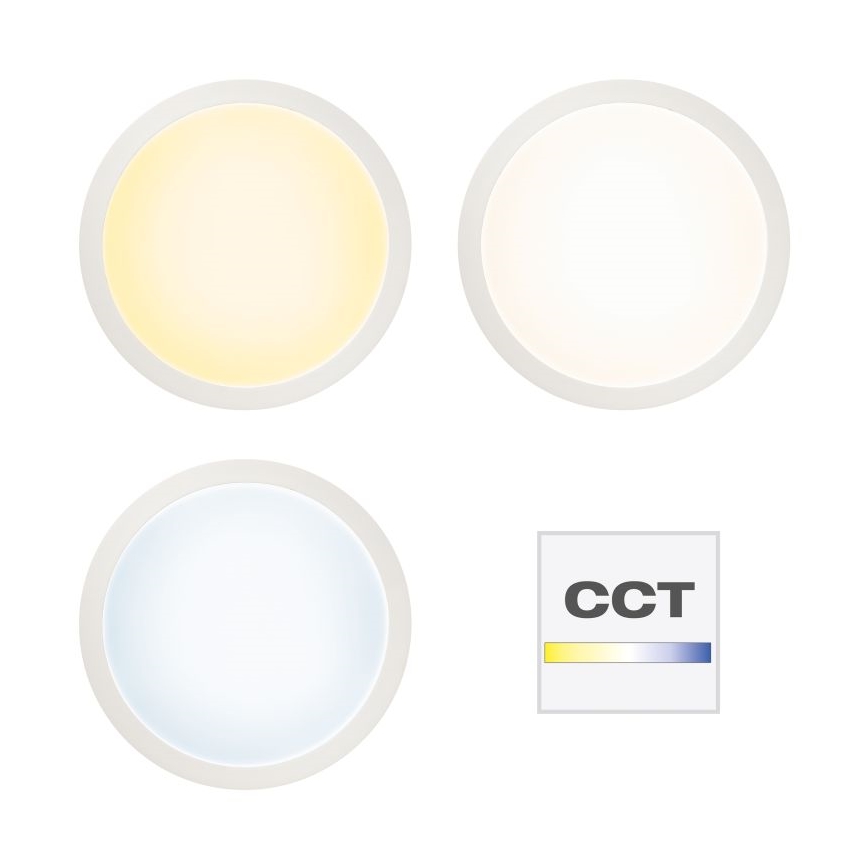 Brilliant - LED RGBW Prigušiva stropna svjetiljka ABIE LED/24W/230V 2700-6500K + daljinski upravljač
