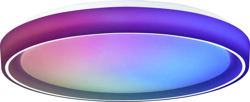 Brilliant - LED RGBW Prigušiva stropna svjetiljka FLOCO LED/34W/230V 3000-6500K pr. 49,5 cm bijela + daljinski upravljač