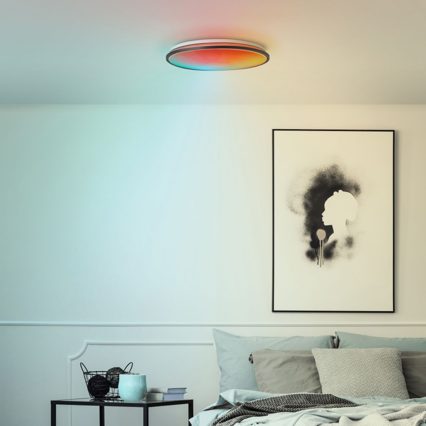 Brilliant - LED RGBW Prigušiva stropna svjetiljka HEIDA LED/30W/230V 3000-6500K + daljinski upravljač