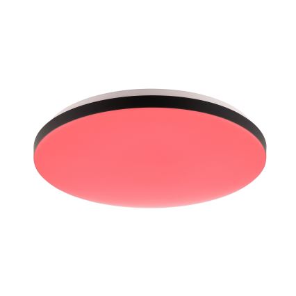Brilliant - LED RGBW Prigušiva stropna svjetiljka LIVIO LED/20W/230V 3000-6500K pr. 49 cm crna + daljinski upravljač