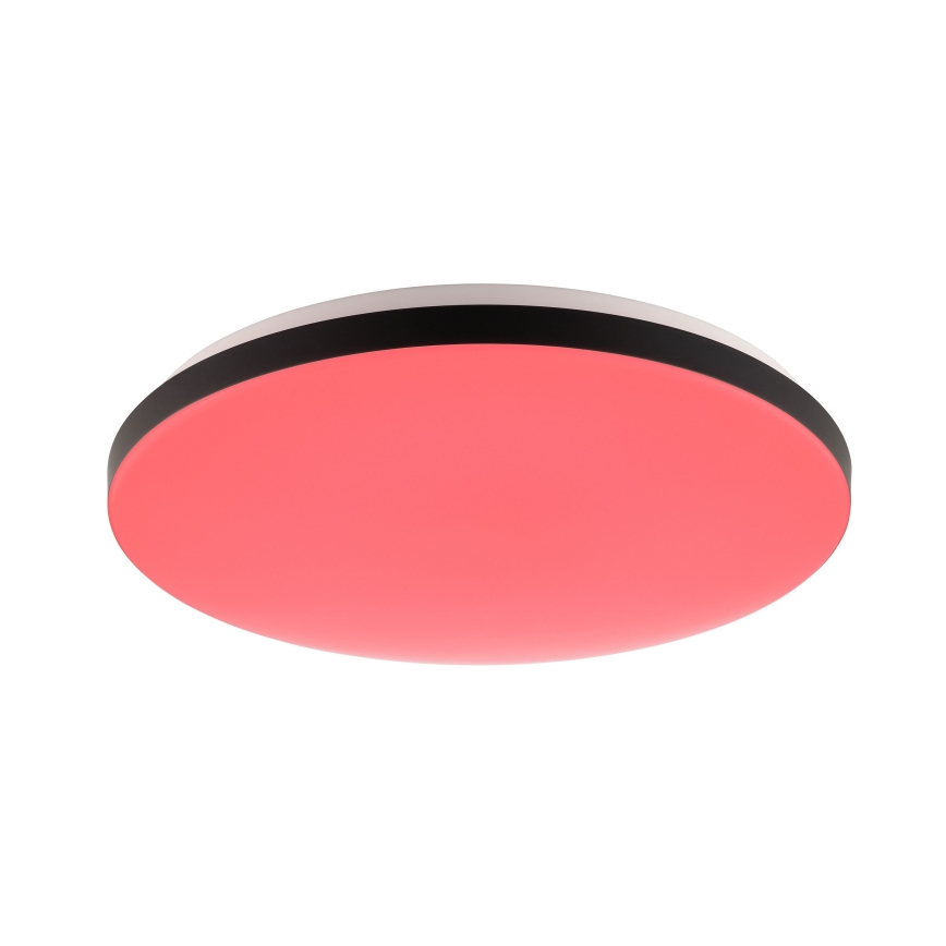 Brilliant - LED RGBW Prigušiva stropna svjetiljka LIVIO LED/20W/230V 3000-6500K pr. 49 cm crna + daljinski upravljač