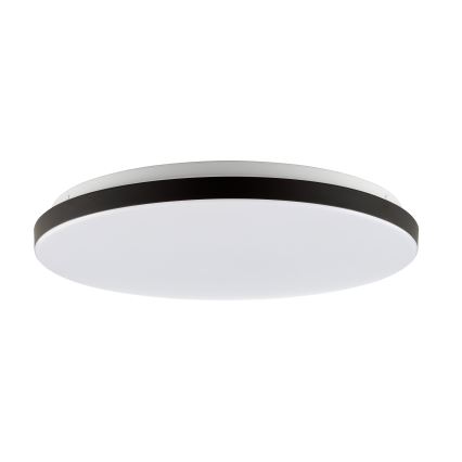 Brilliant - LED RGBW Prigušiva stropna svjetiljka LIVIO LED/20W/230V 3000-6500K pr. 49 cm crna + daljinski upravljač