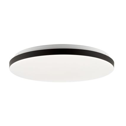 Brilliant - LED RGBW Prigušiva stropna svjetiljka LIVIO LED/20W/230V 3000-6500K pr. 49 cm crna + daljinski upravljač
