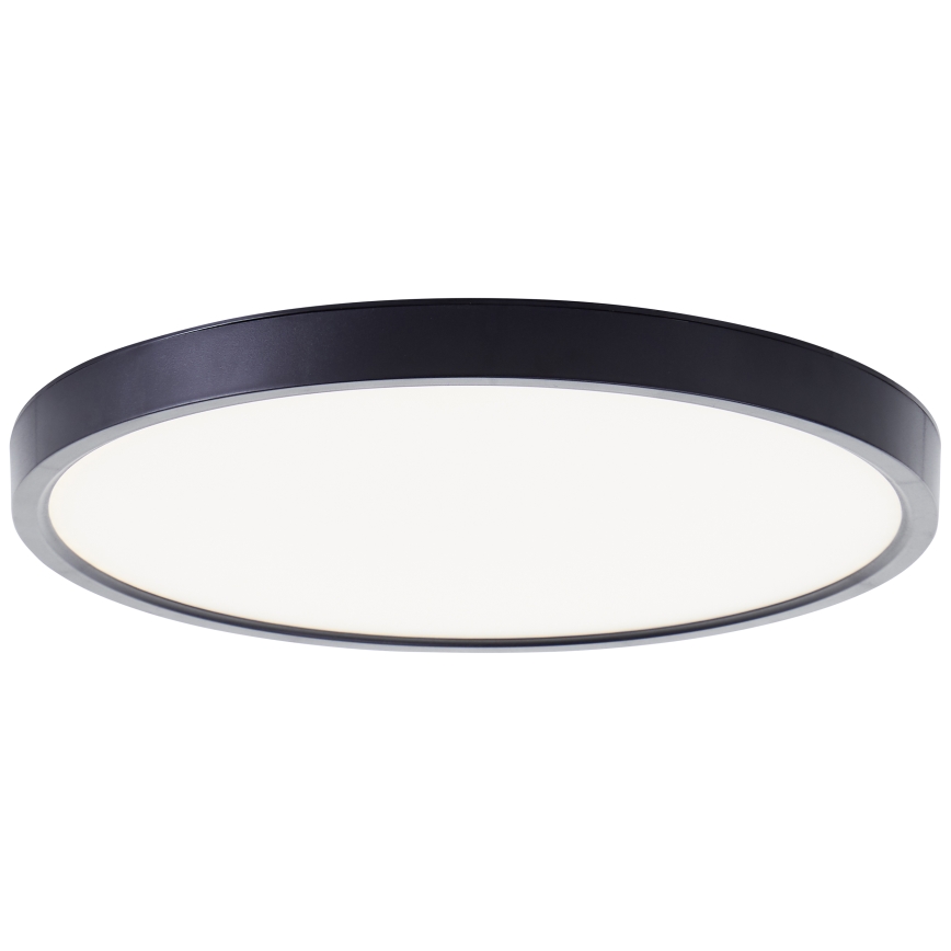 Brilliant - LED RGBW Prigušiva stropna svjetiljka LOTTI LED/16W/230V 3000K pr. 30 cm crna Wi-Fi Tuya + daljinski upravljač