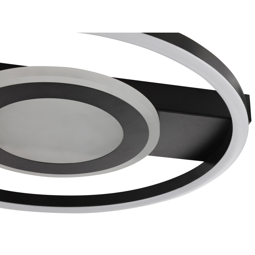 Brilliant - RGBW LED stropna svjetiljka s prigušivanjem MAUREEN LED/20W/230V 3000-6500K crna + daljinski upravljač