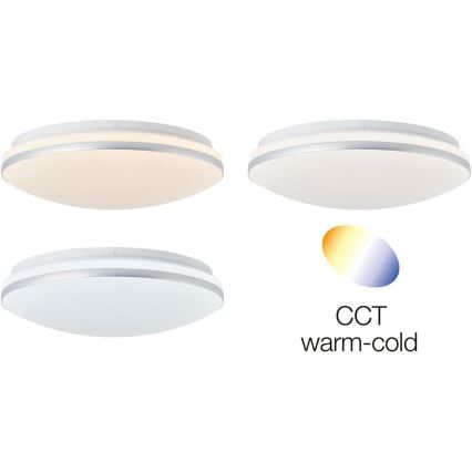 Brilliant - LED RGBW Prigušiva stropna svjetiljka MIDWAY LED/14W/230V 3100-6500K Wi-Fi Tuya + daljinski upravljač