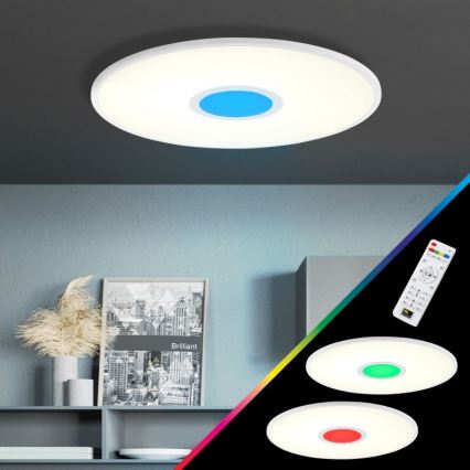 Brilliant - LED RGBW Prigušiva stropna svjetiljka ODELLA LED/24W/230V 2700-6500K + daljinski upravljač