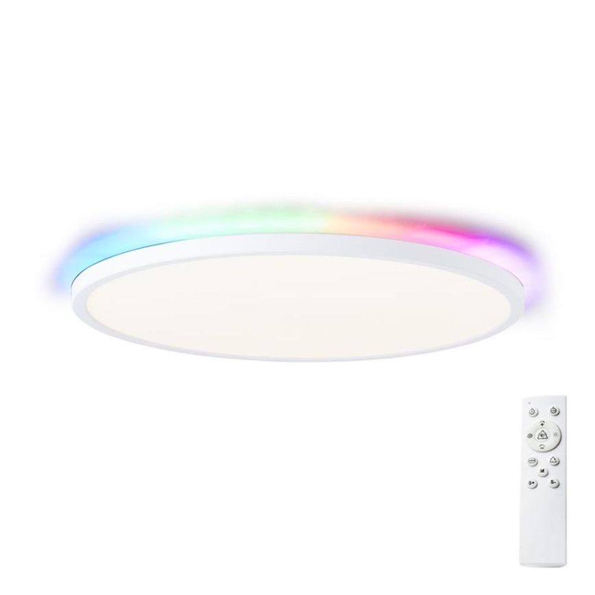 Brilliant - LED RGBW Prigušiva stropna svjetiljka SALTERY LED/22W/230V 3000-6500K + daljinski upravljač