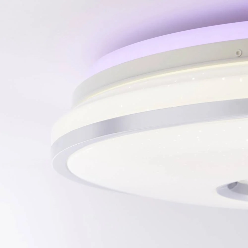 Brilliant - LED RGBW Prigušiva stropna svjetiljka VISITATION LED/32W/230V 3000-6500K + daljinski upravljač