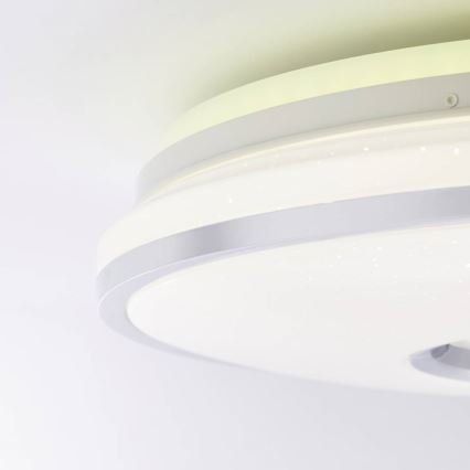 Brilliant - LED RGBW Prigušiva stropna svjetiljka VISITATION LED/32W/230V 3000-6500K + daljinski upravljač