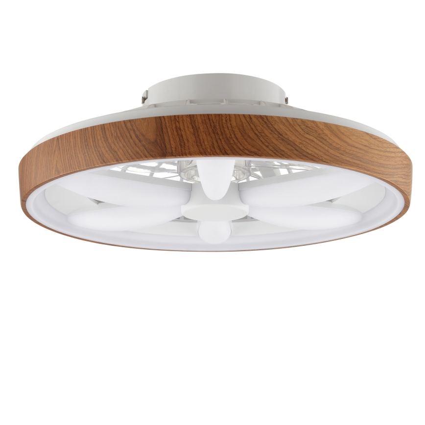 Brilliant - LED RGBW Prigušivi stropni ventilator GAIANO LED/24W/230V 2700-6500K pr. 48 cm smeđa + daljinski upravljač