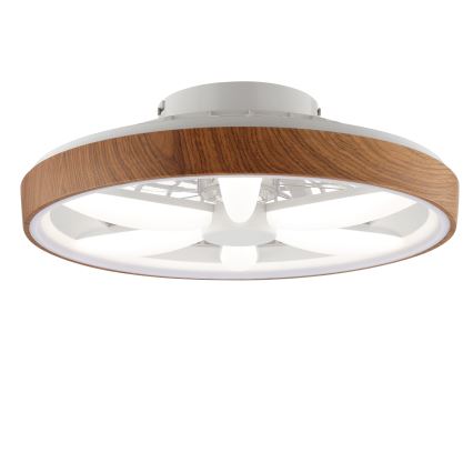 Brilliant - LED RGBW Prigušivi stropni ventilator GAIANO LED/24W/230V 2700-6500K pr. 48 cm smeđa + daljinski upravljač