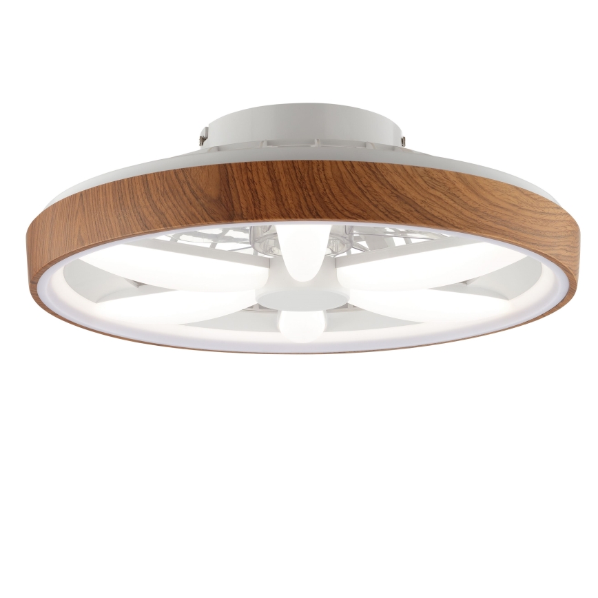 Brilliant - LED RGBW Prigušivi stropni ventilator GAIANO LED/24W/230V 2700-6500K pr. 48 cm smeđa + daljinski upravljač