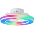 Brilliant - LED RGBW Prigušivi stropni ventilator MONDELLO LED/26W/230V 2700-6500K pr. 41,5 cm bijela + daljinski upravljač