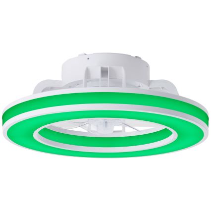 Brilliant - LED RGBW Prigušivi stropni ventilator MONDELLO LED/26W/230V 2700-6500K pr. 41,5 cm bijela + daljinski upravljač