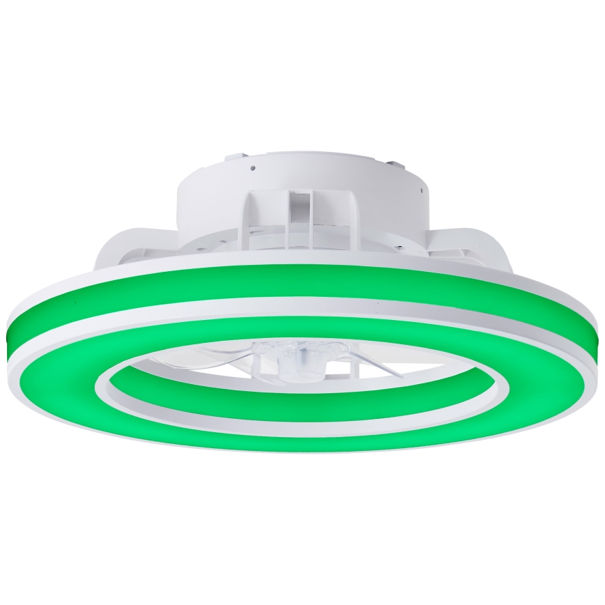 Brilliant - LED RGBW Prigušivi stropni ventilator MONDELLO LED/26W/230V 2700-6500K pr. 41,5 cm bijela + daljinski upravljač