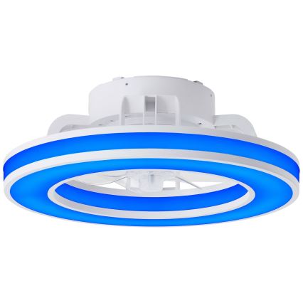 Brilliant - LED RGBW Prigušivi stropni ventilator MONDELLO LED/26W/230V 2700-6500K pr. 41,5 cm bijela + daljinski upravljač