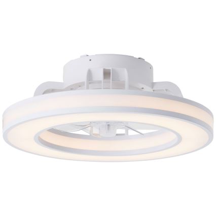 Brilliant - LED RGBW Prigušivi stropni ventilator MONDELLO LED/26W/230V 2700-6500K pr. 41,5 cm bijela + daljinski upravljač