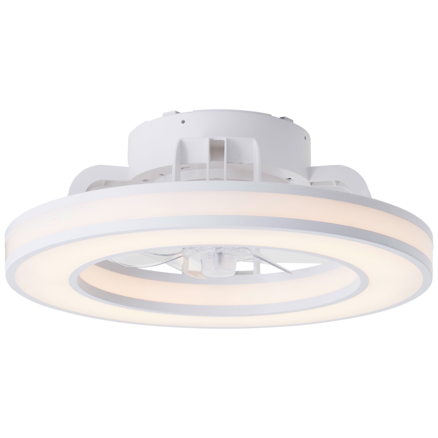 Brilliant - LED RGBW Prigušivi stropni ventilator MONDELLO LED/26W/230V 2700-6500K pr. 41,5 cm bijela + daljinski upravljač