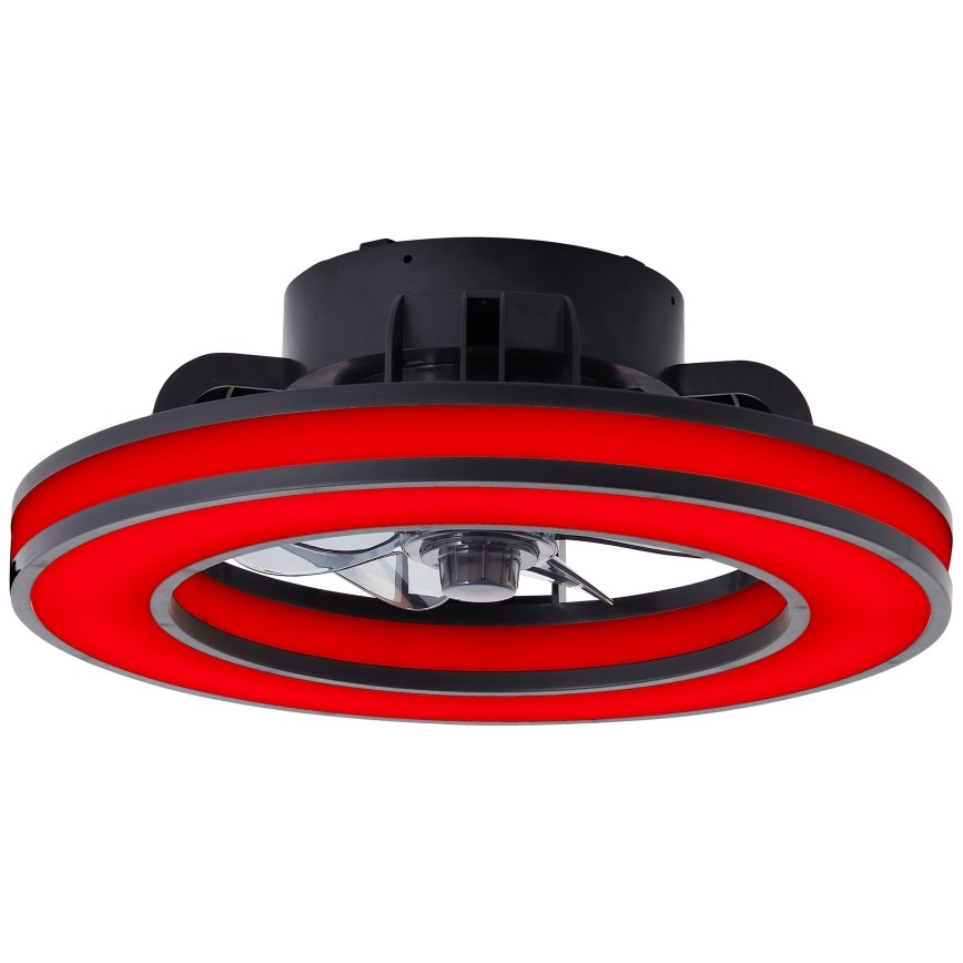 Brilliant - LED RGBW Prigušivi stropni ventilator MONDELLO LED/26W/230V 2700-6500K pr. 41 cm crna + daljinski upravljač