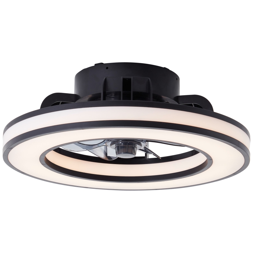 Brilliant - LED RGBW Prigušivi stropni ventilator MONDELLO LED/26W/230V 2700-6500K pr. 41 cm crna + daljinski upravljač