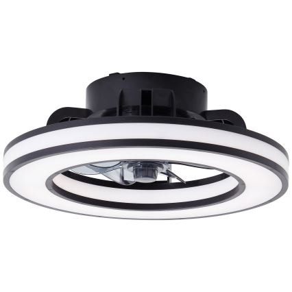 Brilliant - LED RGBW Prigušivi stropni ventilator MONDELLO LED/26W/230V 2700-6500K pr. 41 cm crna + daljinski upravljač