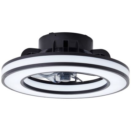 Brilliant - LED RGBW Prigušivi stropni ventilator MONDELLO LED/26W/230V 2700-6500K pr. 41 cm crna + daljinski upravljač