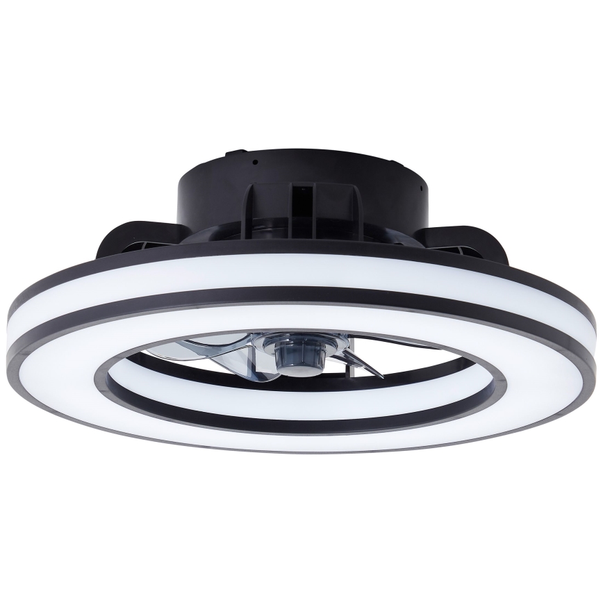 Brilliant - LED RGBW Prigušivi stropni ventilator MONDELLO LED/26W/230V 2700-6500K pr. 41 cm crna + daljinski upravljač