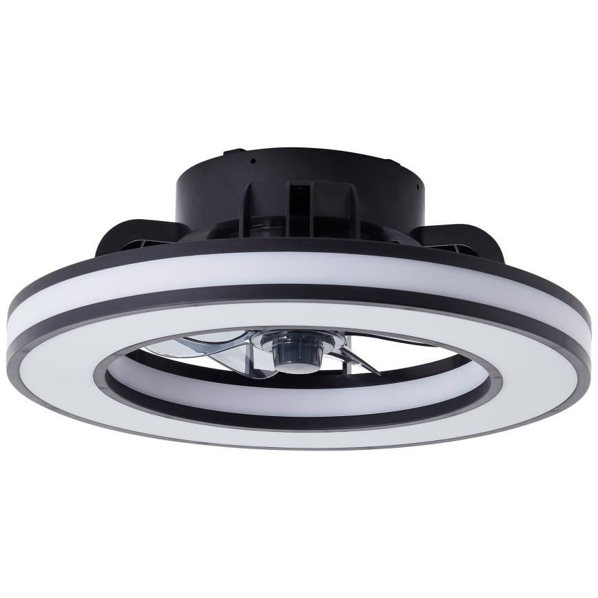 Brilliant - LED RGBW Prigušivi stropni ventilator MONDELLO LED/26W/230V 2700-6500K pr. 41 cm crna + daljinski upravljač