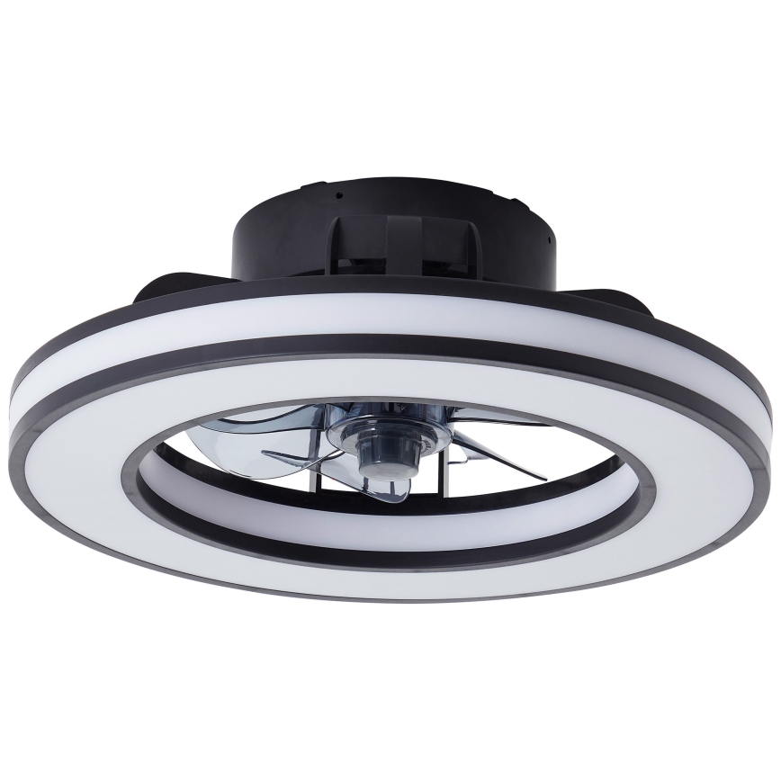 Brilliant - LED RGBW Prigušivi stropni ventilator MONDELLO LED/26W/230V 2700-6500K pr. 41 cm crna + daljinski upravljač
