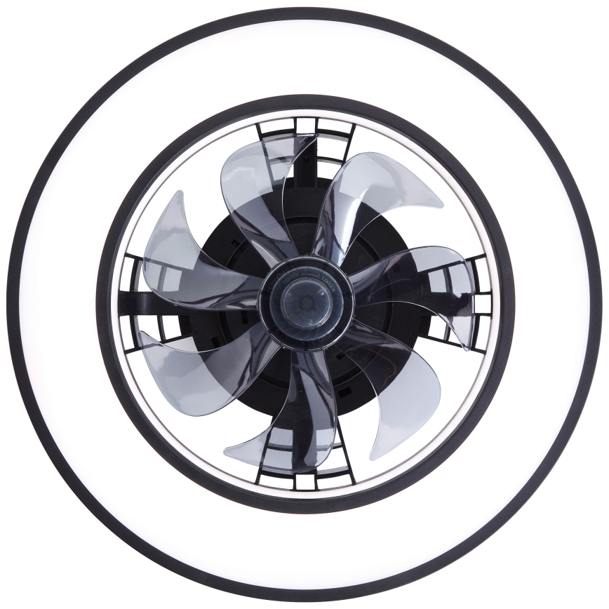 Brilliant - LED RGBW Prigušivi stropni ventilator MONDELLO LED/26W/230V 2700-6500K pr. 41 cm crna + daljinski upravljač
