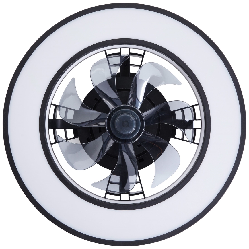 Brilliant - LED RGBW Prigušivi stropni ventilator MONDELLO LED/26W/230V 2700-6500K pr. 41 cm crna + daljinski upravljač