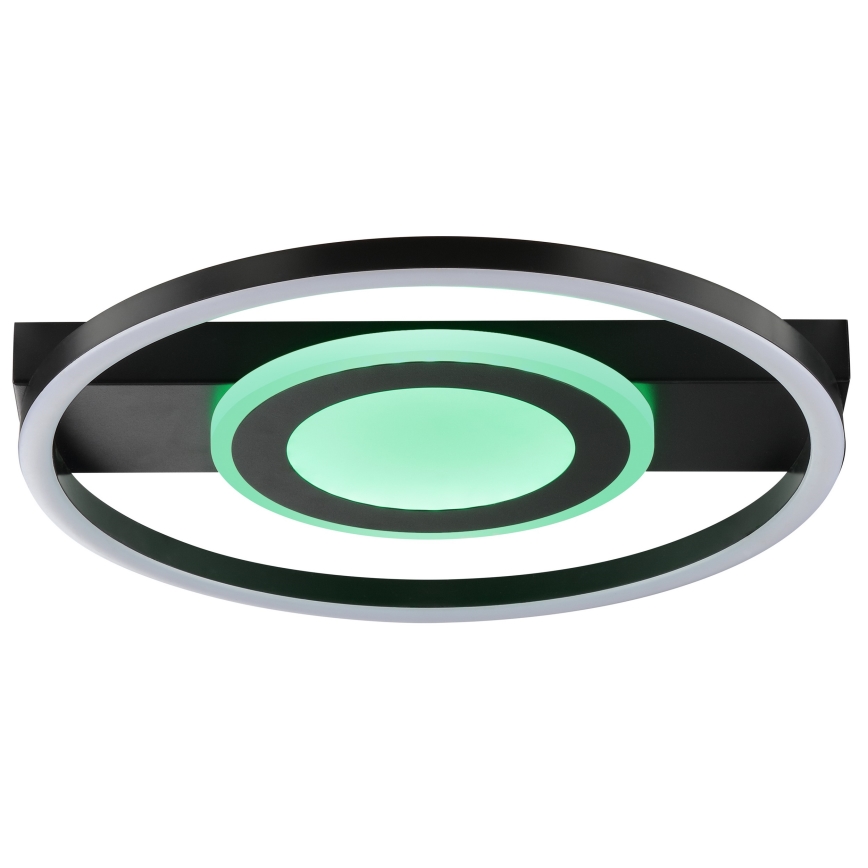 Brilliant - LED RGBW prigušivo stropno svjetlo MAUREEN LED/20W/230V 3000-6500K crna + daljinski upravljač