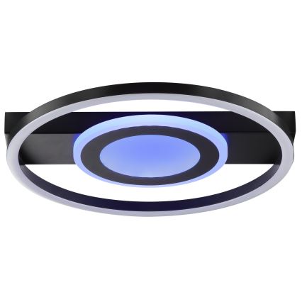 Brilliant - LED RGBW prigušivo stropno svjetlo MAUREEN LED/20W/230V 3000-6500K crna + daljinski upravljač