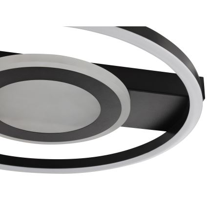 Brilliant - LED RGBW prigušivo stropno svjetlo MAUREEN LED/20W/230V 3000-6500K crna + daljinski upravljač