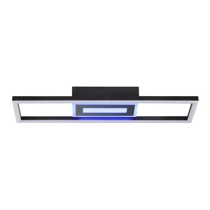 Brilliant - LED RGBW stropno svjetlo s mogućnošću prigušivanja BESSON LED/20W/230V 3000-6500K crno + daljinski upravljač